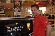 Rallye Český Krumlov: Technické přejímky, servis
